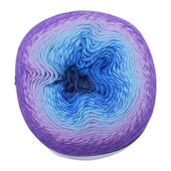 1060 Yards Gradient Cake Yarn - #1 Super Fine Cotton Acrylic Yarn