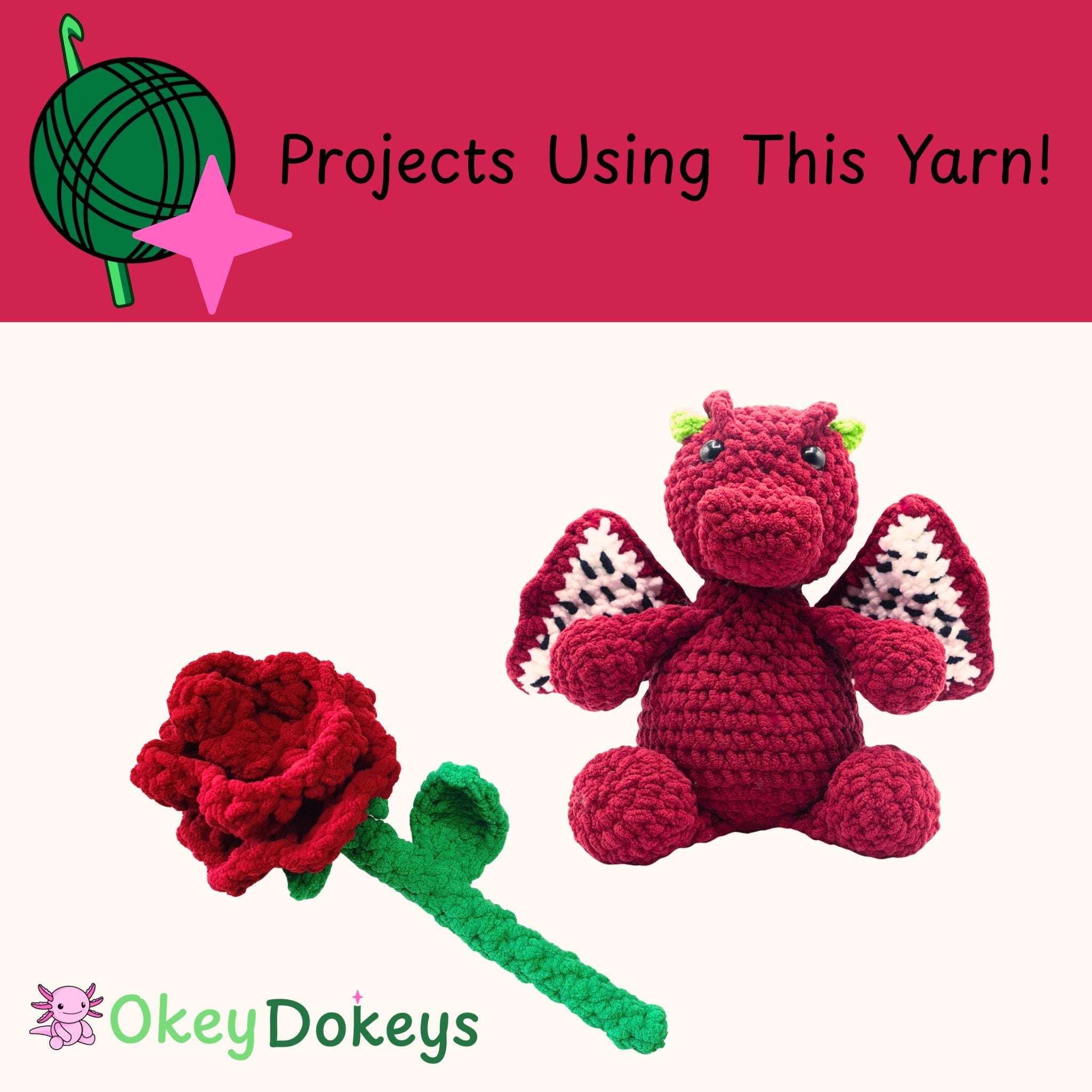 wine time maroon red pink dragon fruit dragon rose okey dokeys projects using this yarn