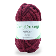 Chenille Yarn - #6 Super Bulky - 50g Skeins