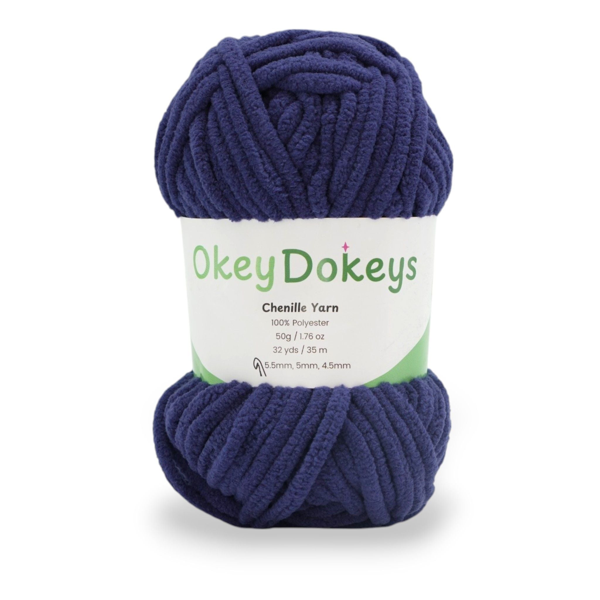 bulky chenille yarn from polyester