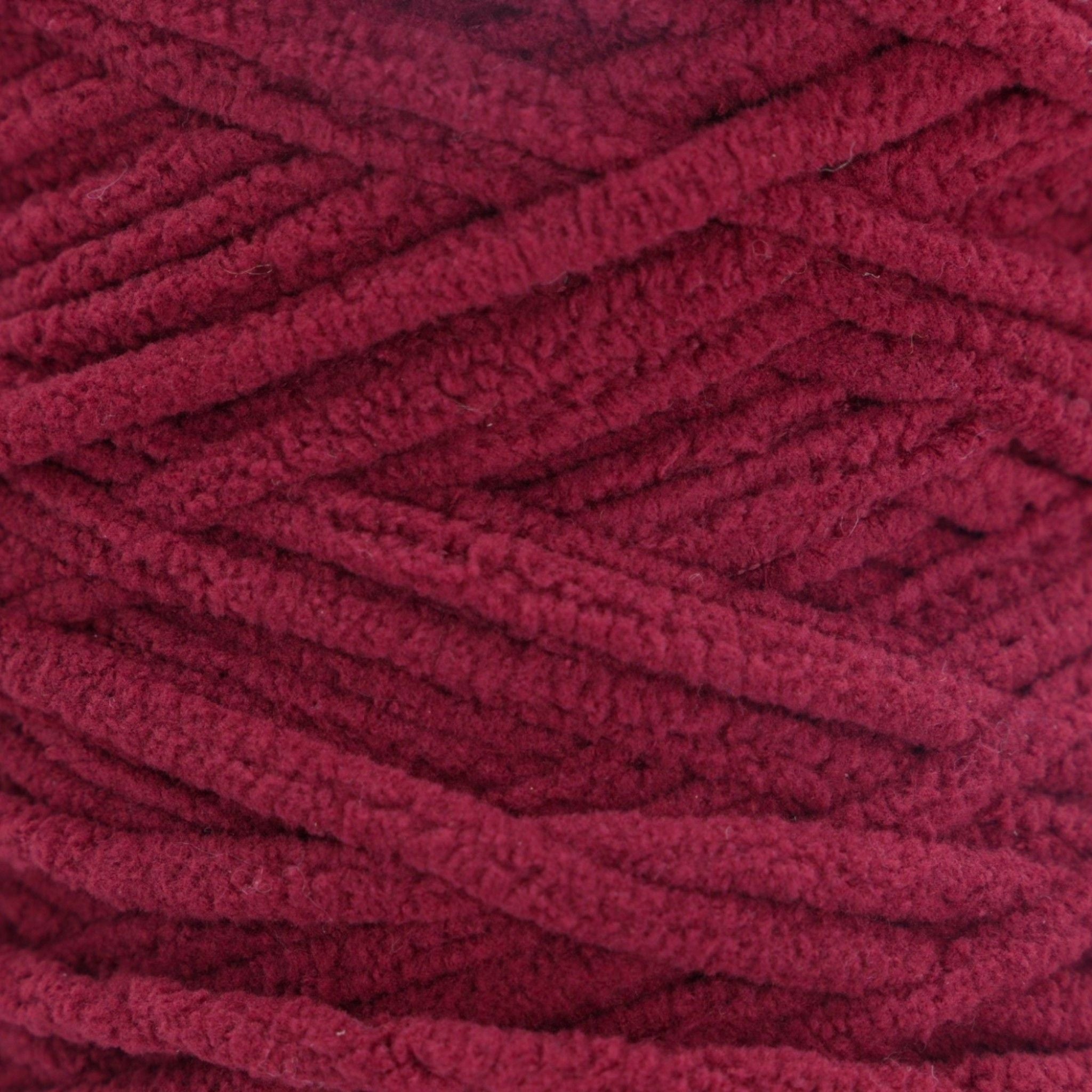 wine time maroon red pink chenille yarn super bulky