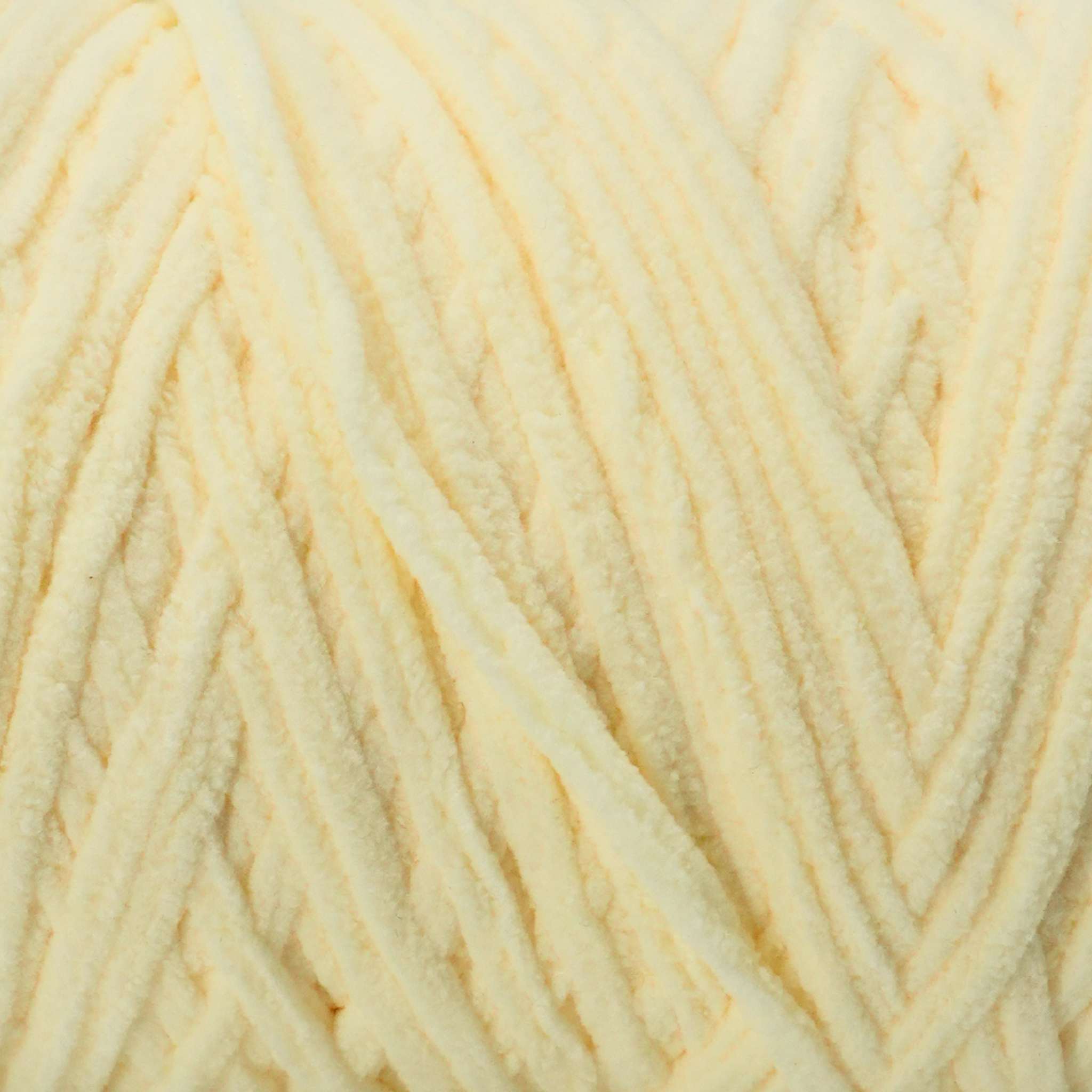 light yellow chenille perfect for amigurumi projects or cute baby blankets and more