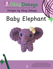 Crochet Elephant Pattern Only