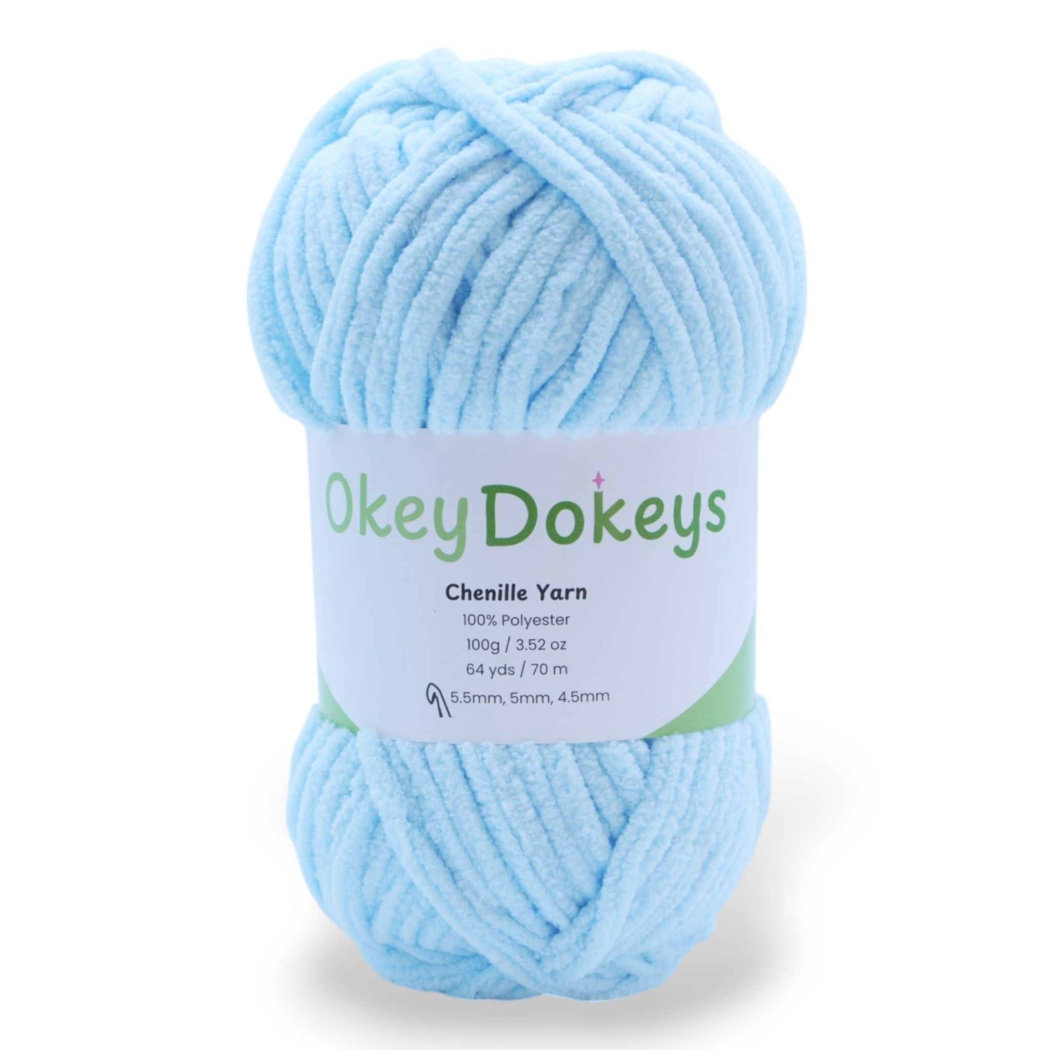 baby blue sky blue light blue baby blue super bulky chenille yarn 100g