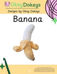 Crochet Banana Pattern Only