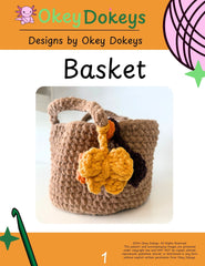 Crochet Basket Pattern Only