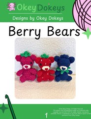 Crochet Berry Bears Pattern