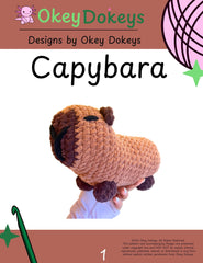cute free crochet capybara pattern
