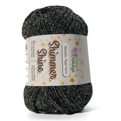 Metallic Shimmer Ribbon Yarn β Lightweight Tube Tape Yarn for Crochet Bags, Accessories & Decorative Projects (100g)