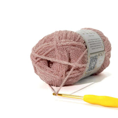 Metallic Shimmer Ribbon Yarn β Lightweight Tube Tape Yarn for Crochet Bags, Accessories & Decorative Projects (100g)