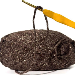 Metallic Shimmer Ribbon Yarn β Lightweight Tube Tape Yarn for Crochet Bags, Accessories & Decorative Projects (100g)