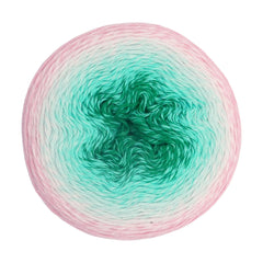 1060 Yards Gradient Cake Yarn - #1 Super Fine Cotton Acrylic Yarn