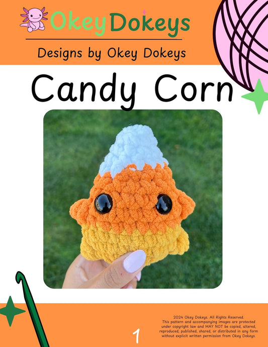 Crochet Candy Corn Pattern Only