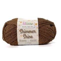 Metallic Shimmer Ribbon Yarn β Lightweight Tube Tape Yarn for Crochet Bags, Accessories & Decorative Projects (100g)