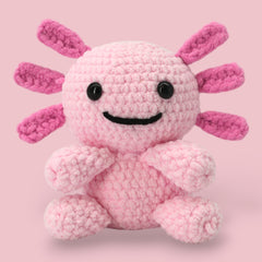 axolotl crochet pattern to make a cute amigurumi axolotl