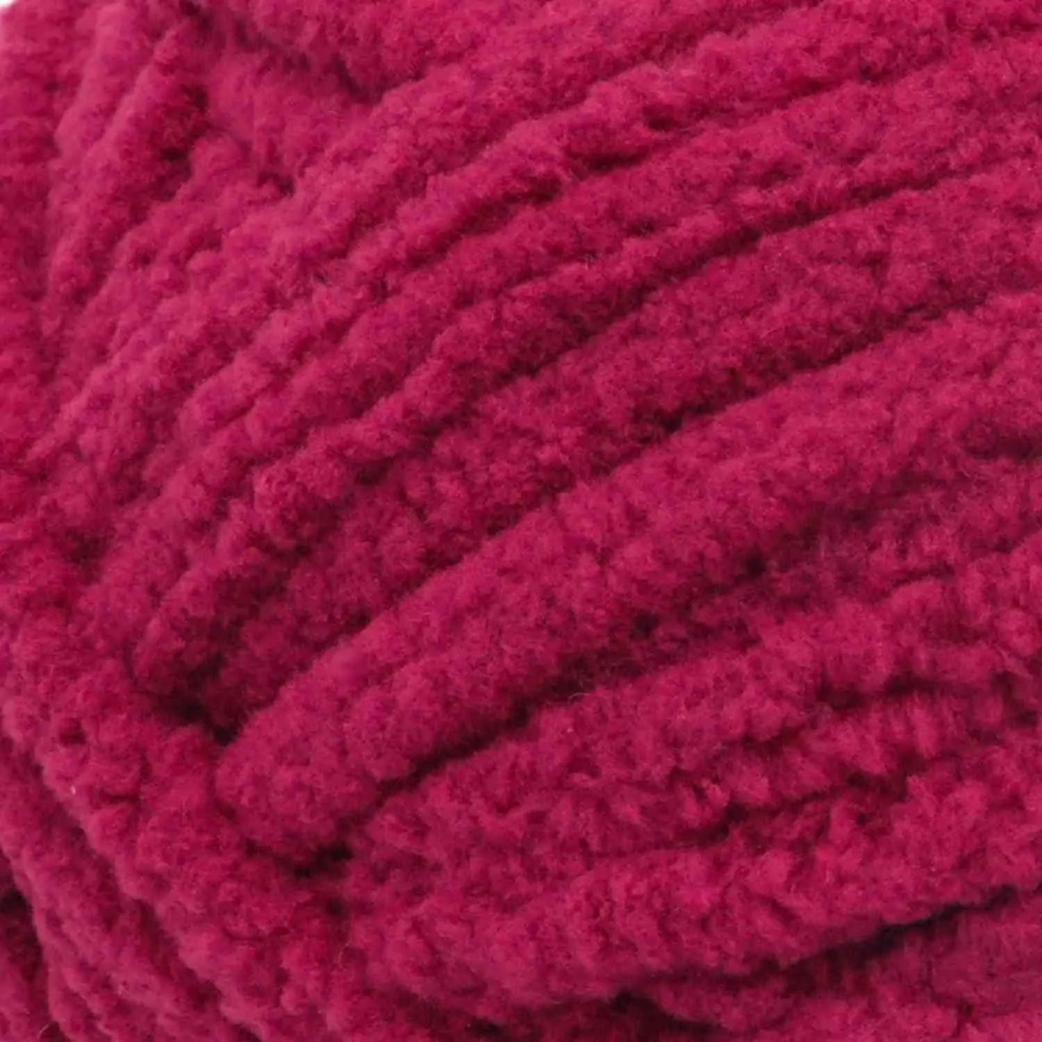 Close-up of a ball of pink yarn