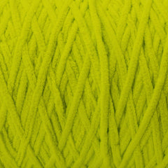 bright neon green chenille posh yarn
