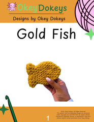 Crochet Fish Shaped Cracker Pattern Only