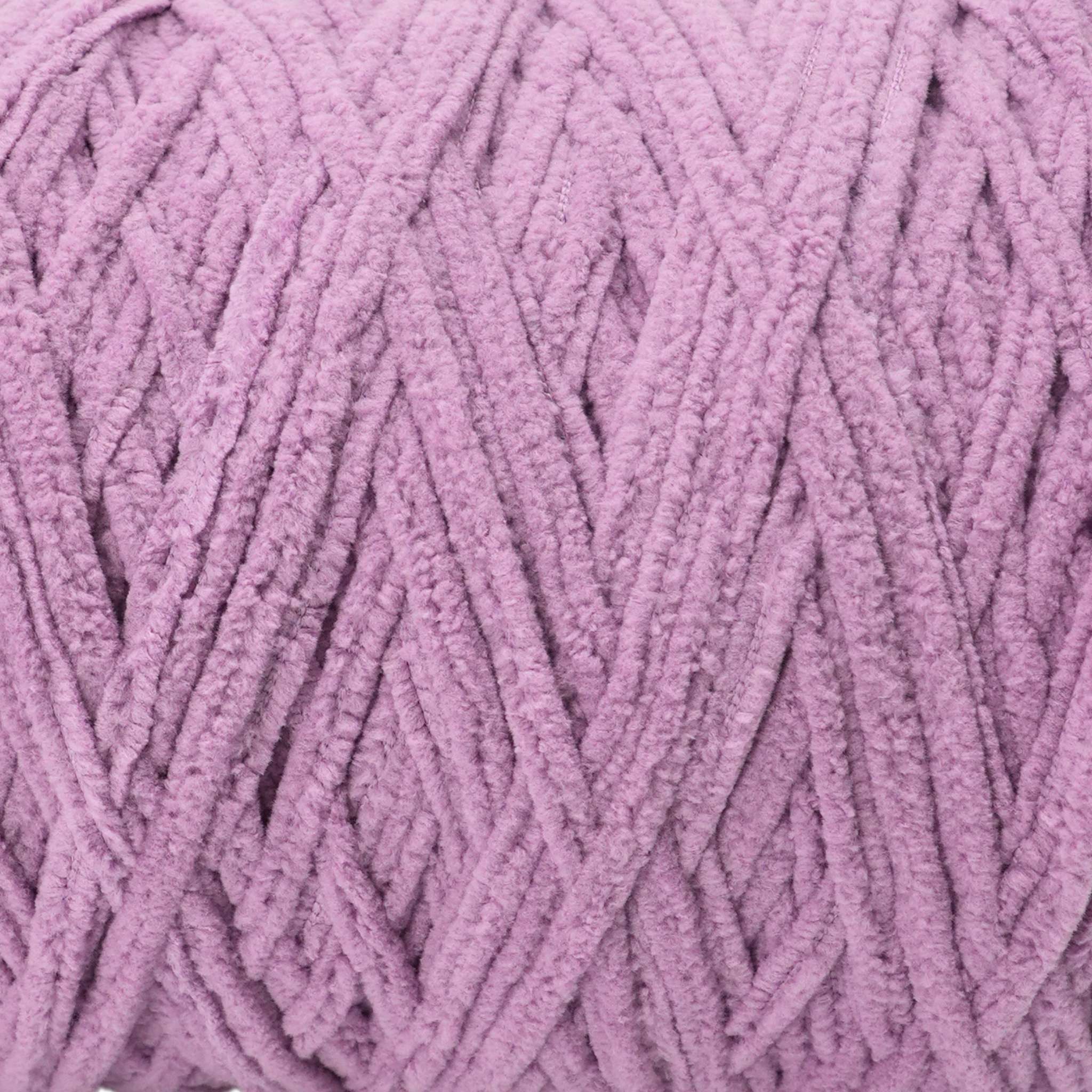 purple chenille chunky yarn posh blanket texture