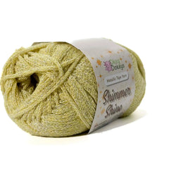 Metallic Shimmer Ribbon Yarn β Lightweight Tube Tape Yarn for Crochet Bags, Accessories & Decorative Projects (100g)