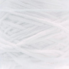 marshmallow fluff white super bulky chenille yarn