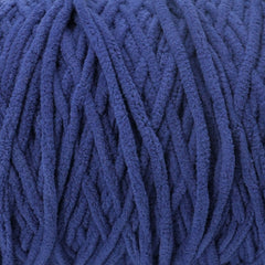 navy blue chenille yarn made from polyester bulky