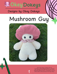Crochet Mushroom Guy Pattern Only