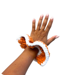 Crochet Orange Scrunchie Pattern Only