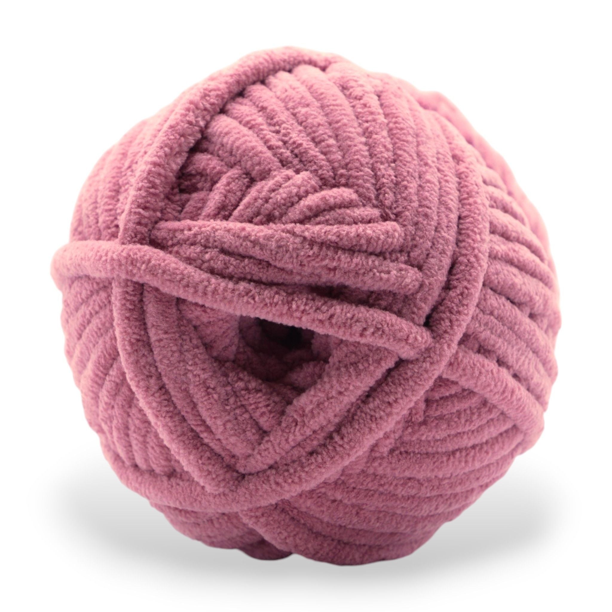 posh pink jumbo velvet yarn for crocheters