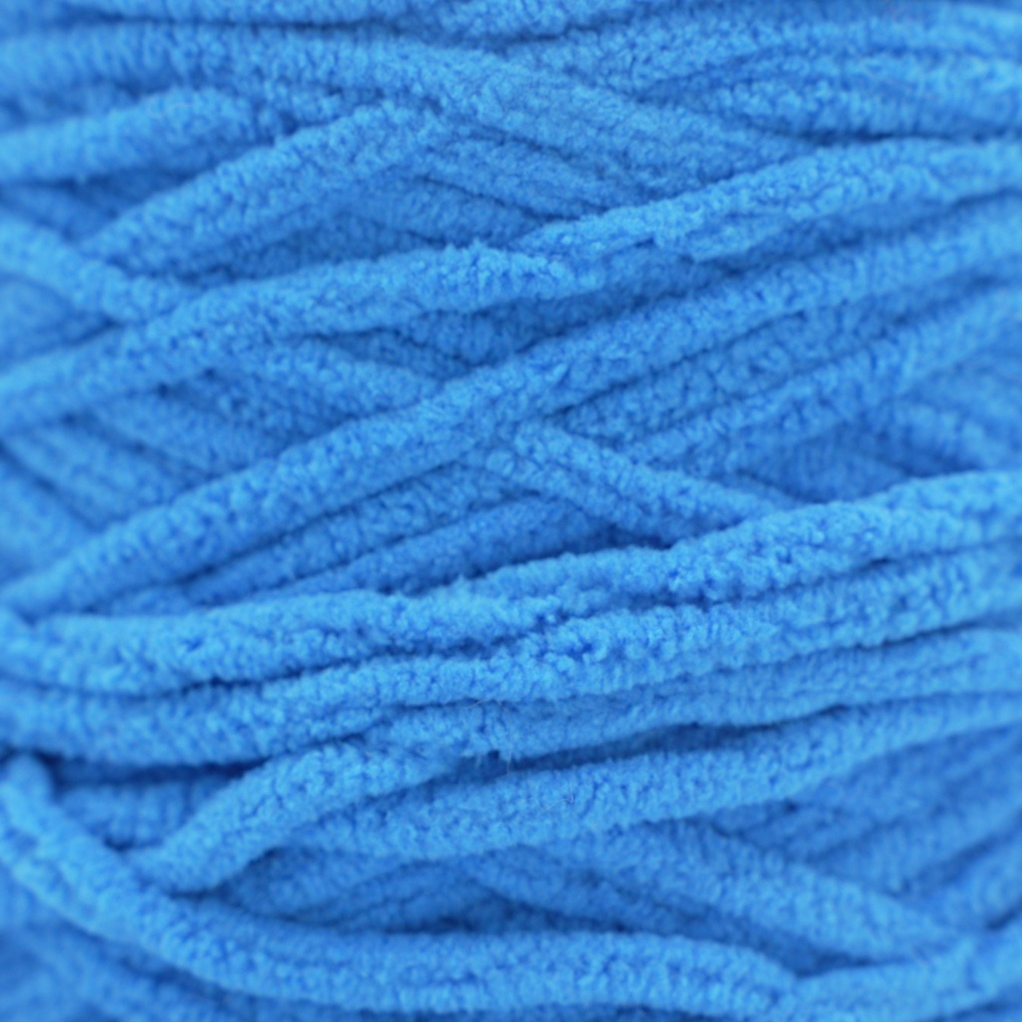 singing the blues blue chenille yarn super bulky
