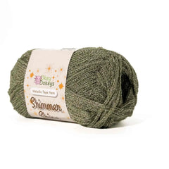 Metallic Shimmer Ribbon Yarn – Lightweight Tube Tape Yarn for Crochet Bags, Accessories & Decorative Projects (100g)