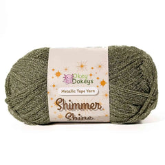 Metallic Shimmer Ribbon Yarn β Lightweight Tube Tape Yarn for Crochet Bags, Accessories & Decorative Projects (100g)