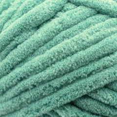jumbo posh chenille yarn 300g seafoam sage green blue