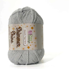 Metallic Shimmer Ribbon Yarn β Lightweight Tube Tape Yarn for Crochet Bags, Accessories & Decorative Projects (100g)