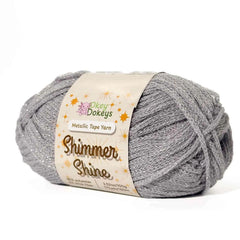 Metallic Shimmer Ribbon Yarn β Lightweight Tube Tape Yarn for Crochet Bags, Accessories & Decorative Projects (100g)