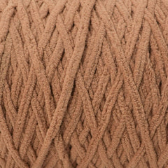 light brown tone yarn made of chenille