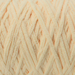 soft cream yarn for crocheting, chenille bulky yarn