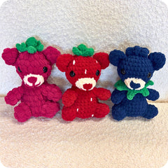 Crochet Berry Bears Pattern