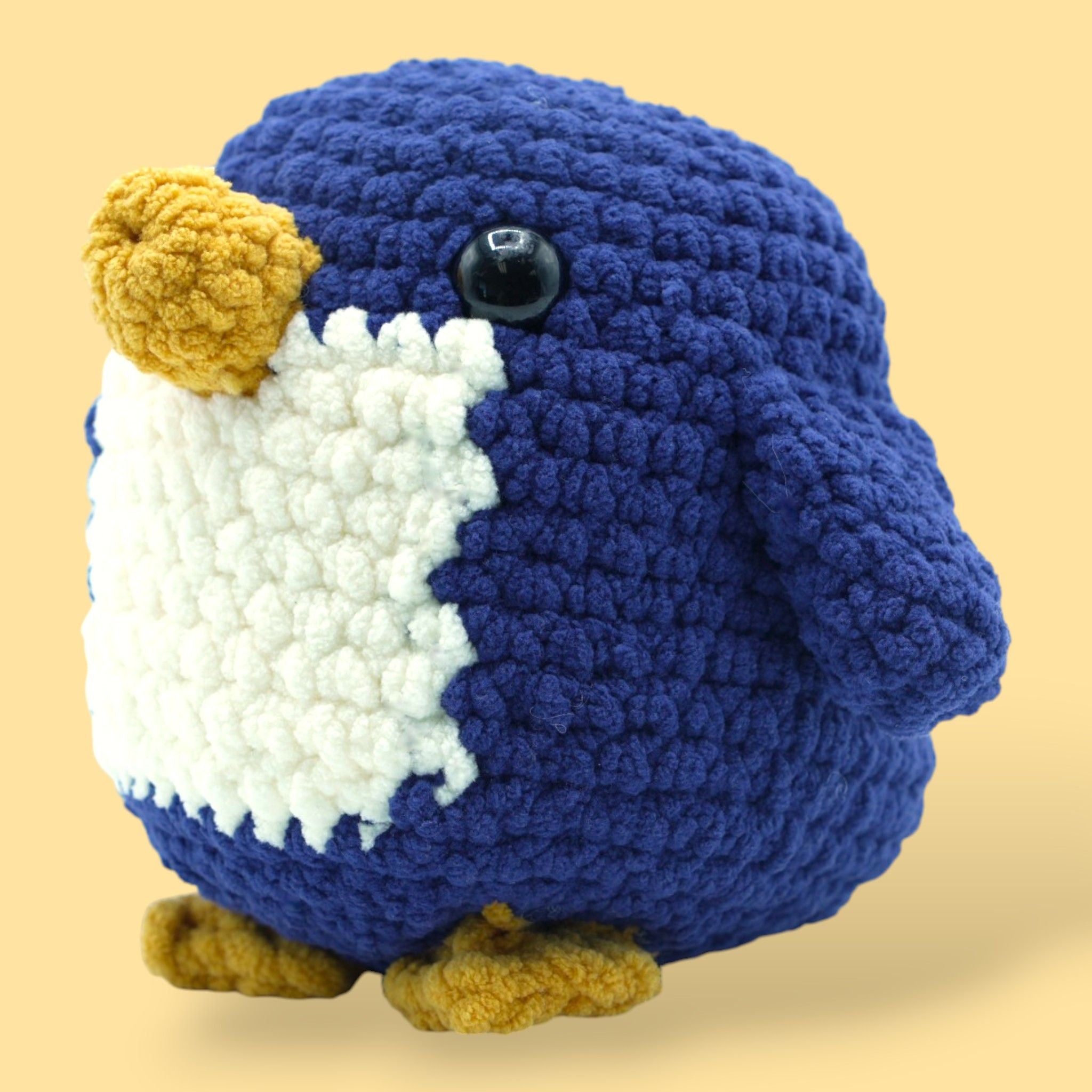 crochet penguin amigurumi plushie