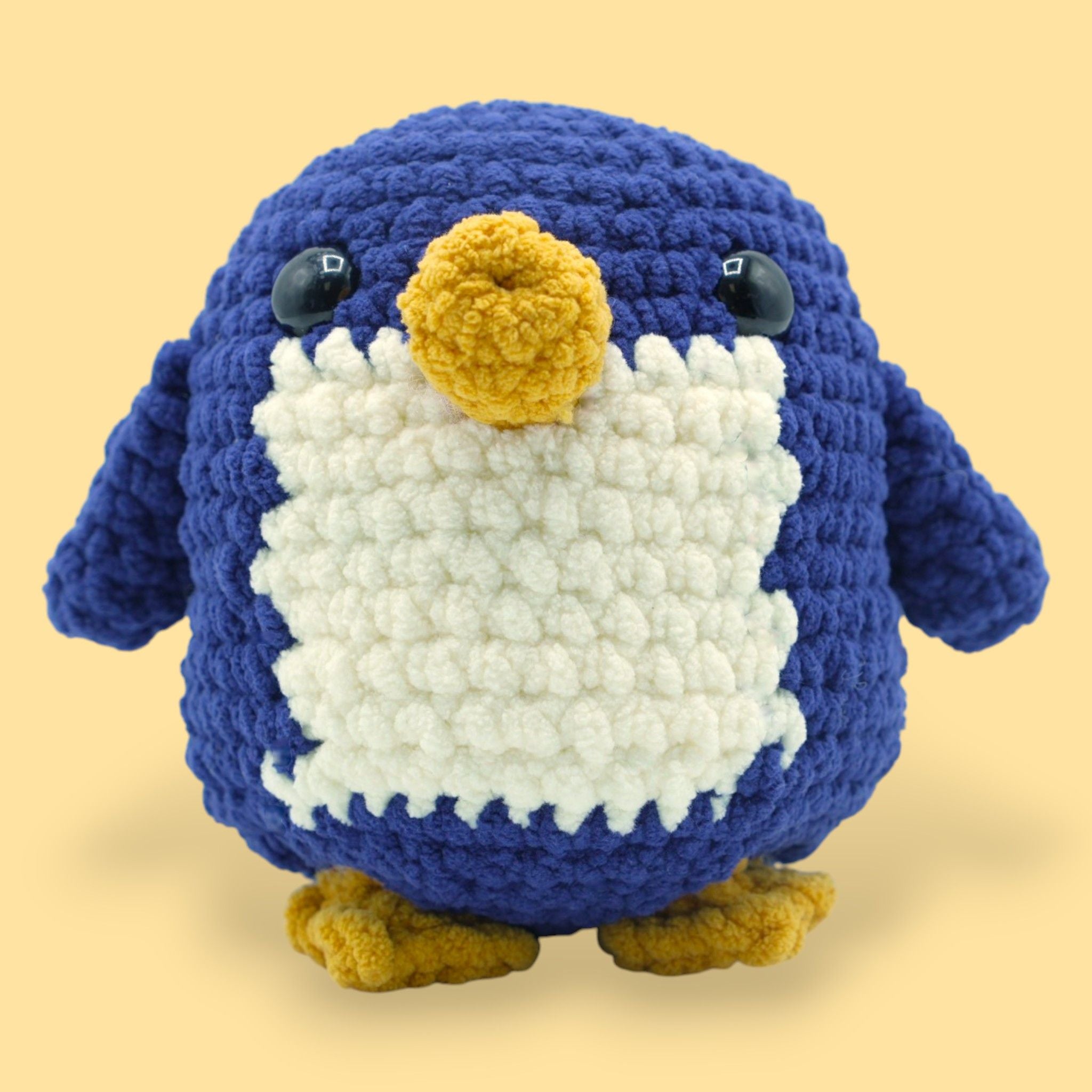 cute large amigurumi crochet penguin