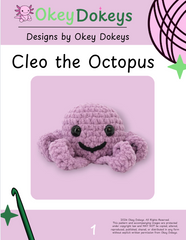 Cleo the Octopus Crochet Pattern Only