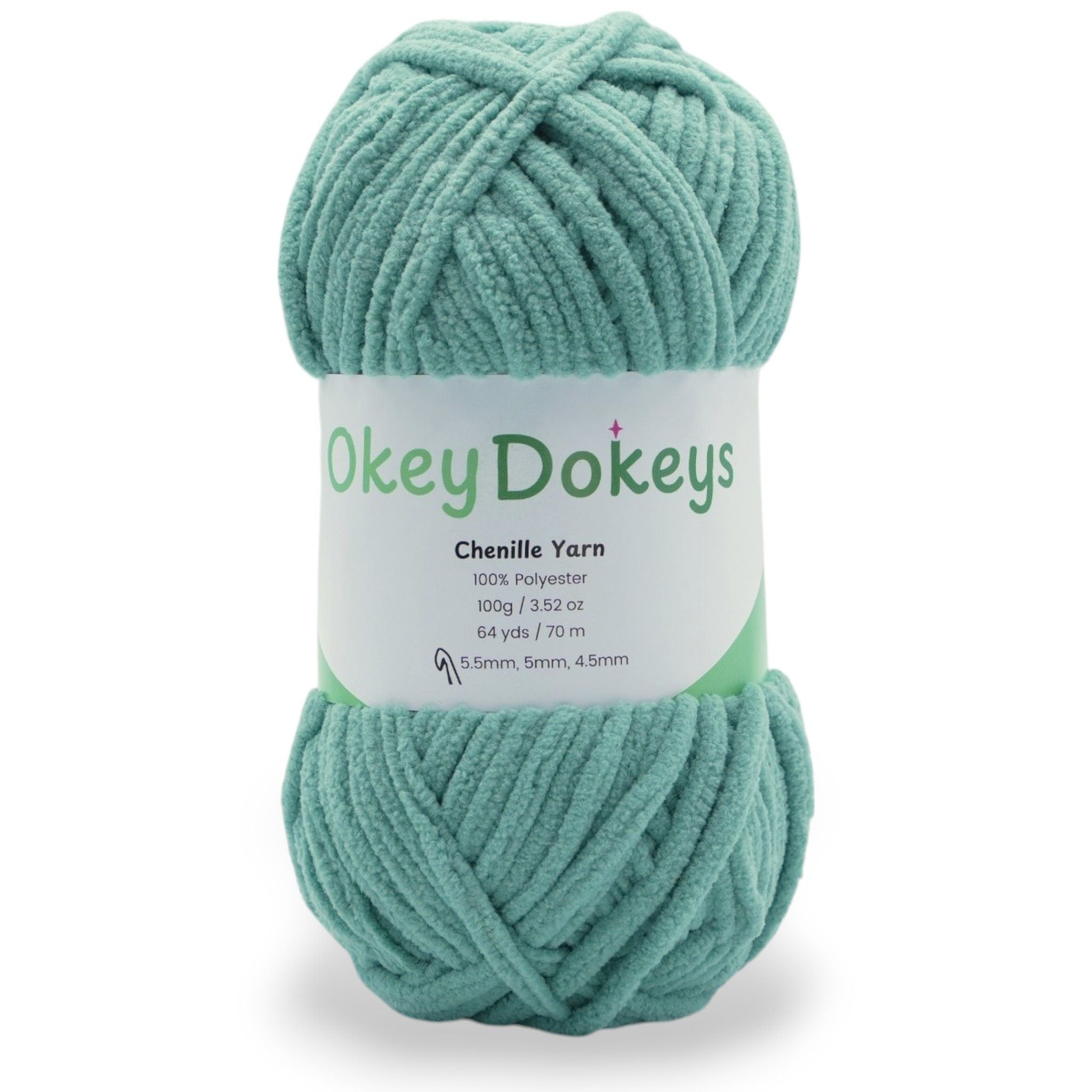 teal green colored yarn in a 100 gram skein for crochet