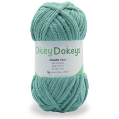 teal green colored yarn in a 100 gram skein for crochet