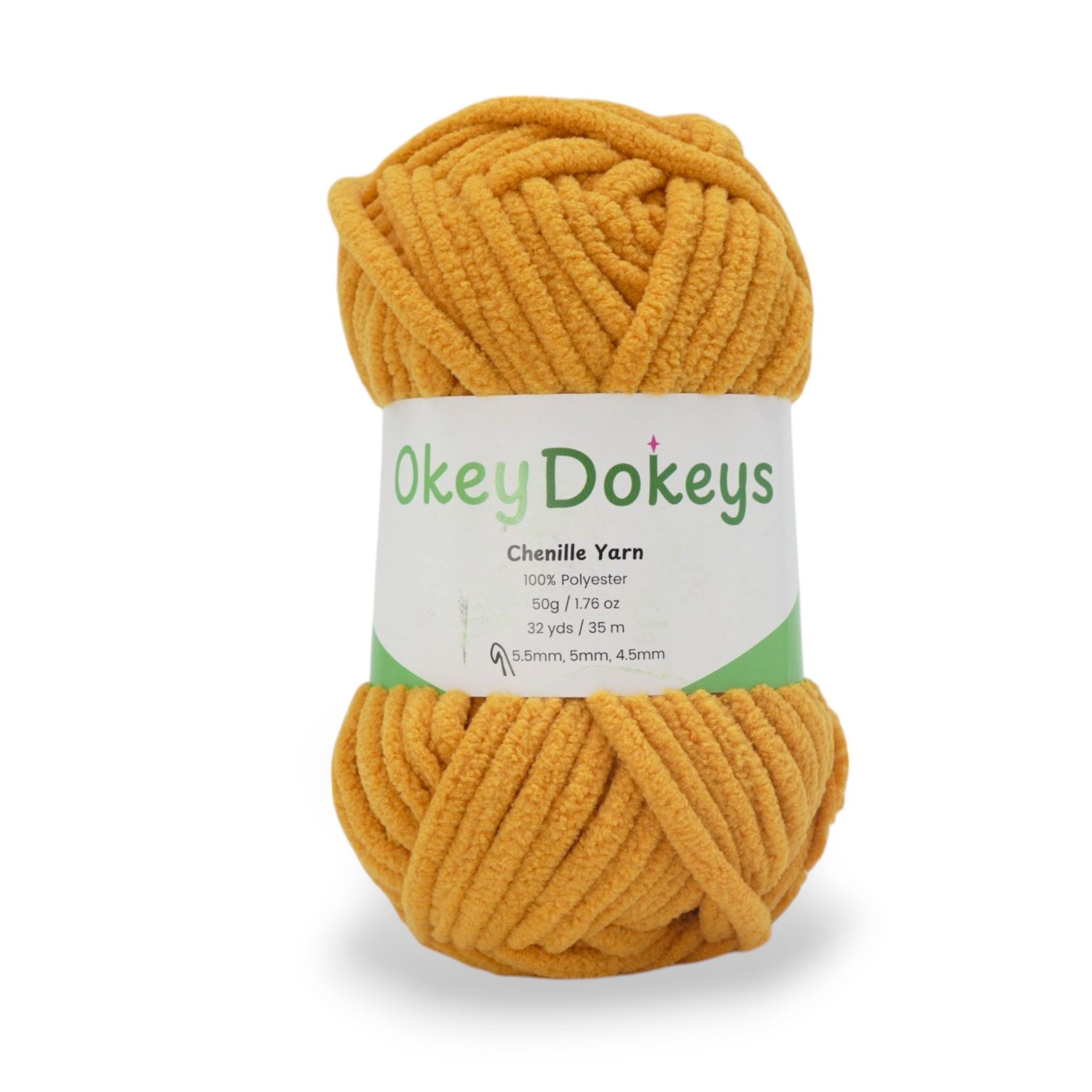 crochet cute amigurumi with this light orange bulky/chunky chenille yarn