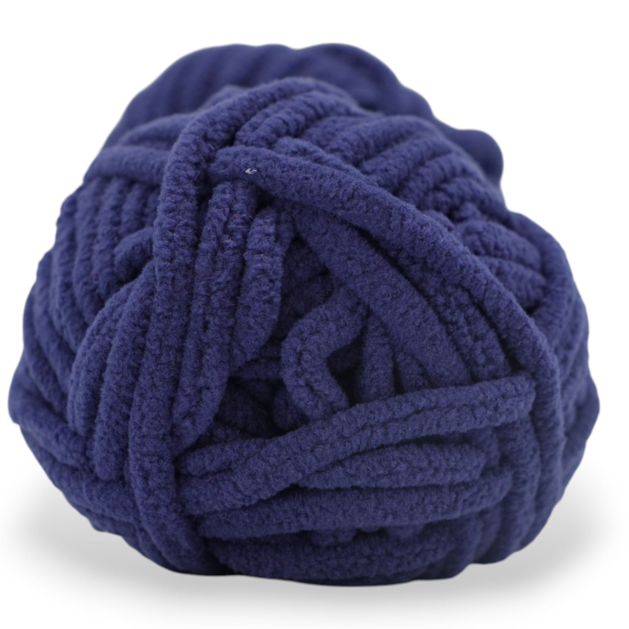 okey dokeys chenille yarn navy blue fuzzy chunky yarn