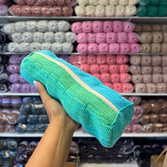 1060 Yards Gradient Cake Yarn - #1 Super Fine Cotton Acrylic Yarn