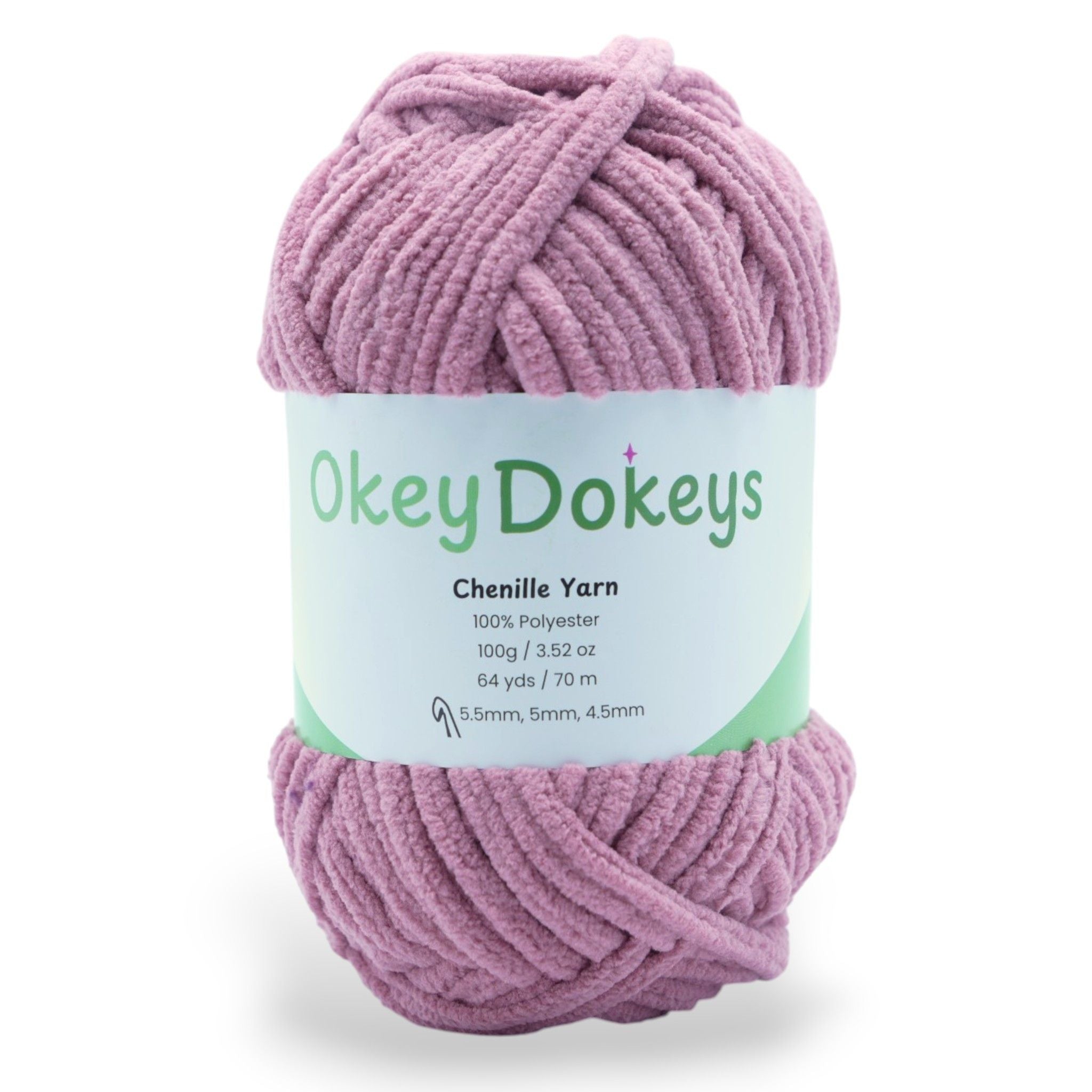 100g super bulky 6 chenille yarn in pink color