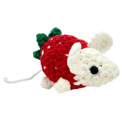 Crochet Strawberry Mouse Pattern Only