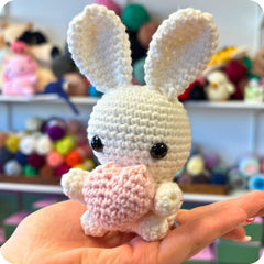 Crochet Heart Bunny Pattern Only