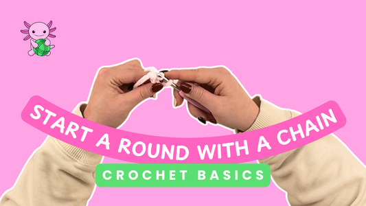 How to Start a Round Crochet Piece with a Chain